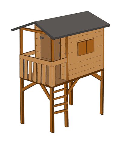 Beispiel für Baumhaus
